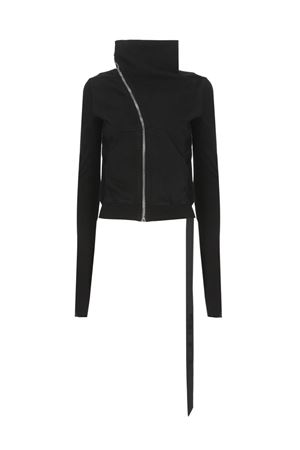 Maglione asimmetrico in cotone nero RICK OWENS DRKSHDW | DS01F4239RIG09